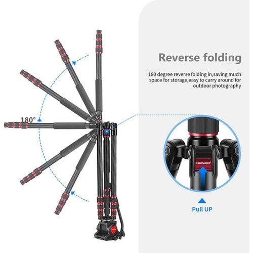 Neewer N55CL 78.7" 2-in-1 Carbon Fiber Camera Tripod/Monopod