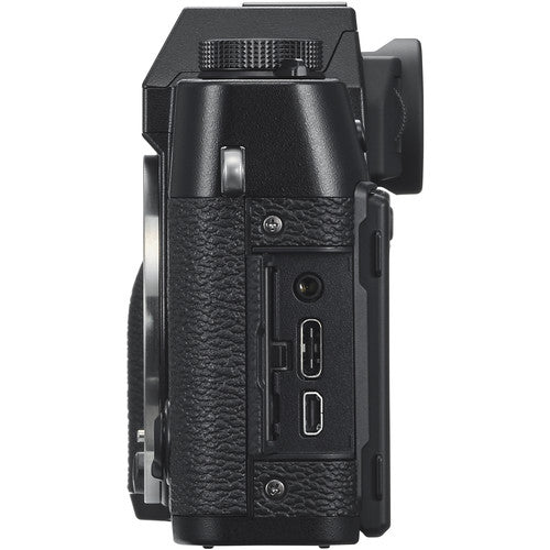FUJIFILM X-T30 Mirrorless Digital Camera + 64GB Card + Case + Flash + Diffuser + Battery & Charger + Tripod + Kit