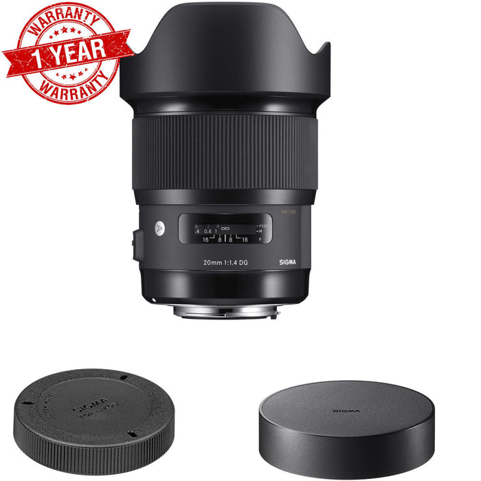 Sigma 20mm f/1.4 DG HSM Art Lens for Nikon F USA