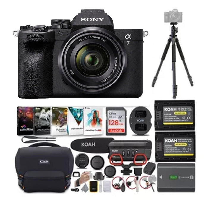 Sony a7 IV Mirrorless Camera with 28-70mm Lens With Koah Accessories & More