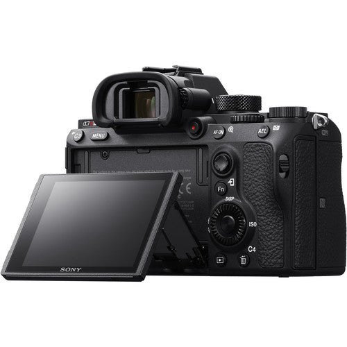 Sony a7R III 42.4MP Full-frame Mirrorless Interchangeable Lens Camera Body | 128GB Memory & Flash a7RIII Accessory Bundle