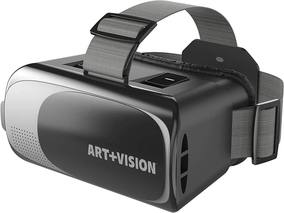 Art+Vision Virtual Reality VR Headset 3D Glasses, Works With All Smartphones 3.5"-6" Android & iPhone