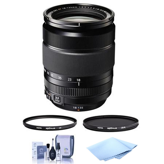 Fujifilm XF 18-135mm f/3.5-5.6 R LM OIS WR Lens with Filter and Free Cleaning Kit