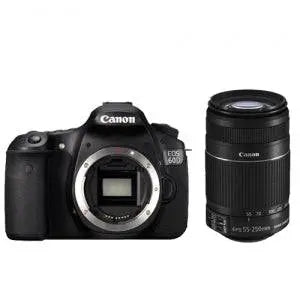 Canon EOS 60D DSLR Camera with Canon 17-85mm & 55-250mm Lenses Bundle