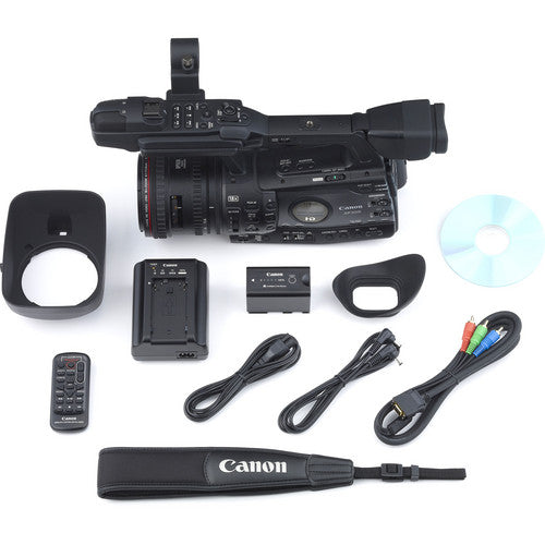 Canon XF300 HD 1080i Professional Camcorder with Sandisk Extreme Pro 32GB CF Card | CF Card Reader & Cleaning Kit Bundle