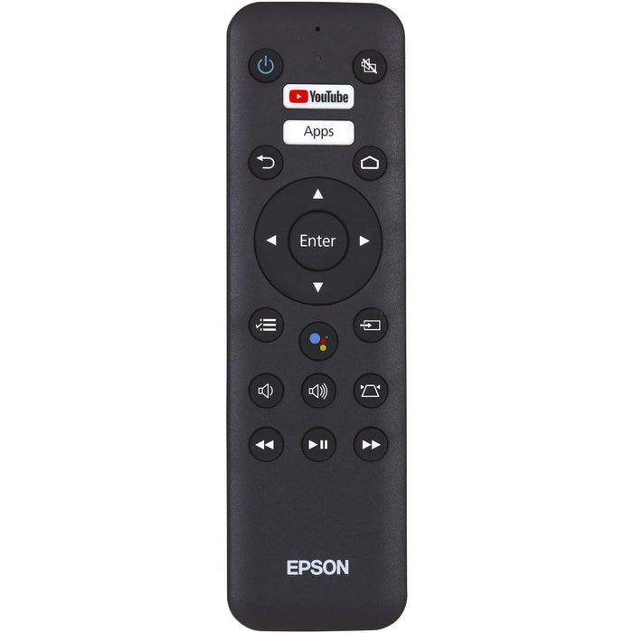 Epson EF-100 Home Theater Laser 3LCD Projector with Android TV Wireless Adapter (Black)