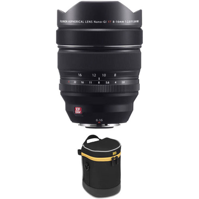 FUJIFILM XF 8-16mm f/2.8 R LM WR Lens with Free Lens Pouch