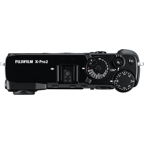 Fujifilm X-Pro2 Mirrorless Digital Camera (Body Only) + 64GB Card + Case + Flash + Diffuser + Battery & Charger + Tripod + Kit