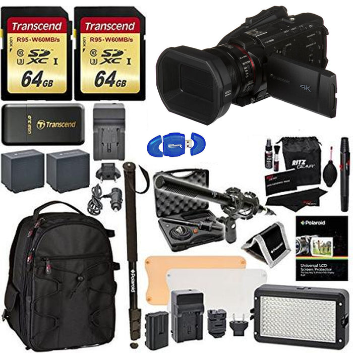 Panasonic HC-X2000 UHD 4K 3G-SDI/HDMI Professional Microphone With 264 GB & More