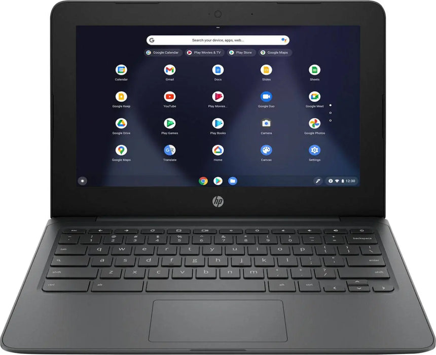 HP 11A-NB0013DX 11.6" HD Chromebook - Intel Celeron N3350 1.1GHz - 4GB Memory - 32GB eMMC Flash Memory - Chrome OS - Ash Gray