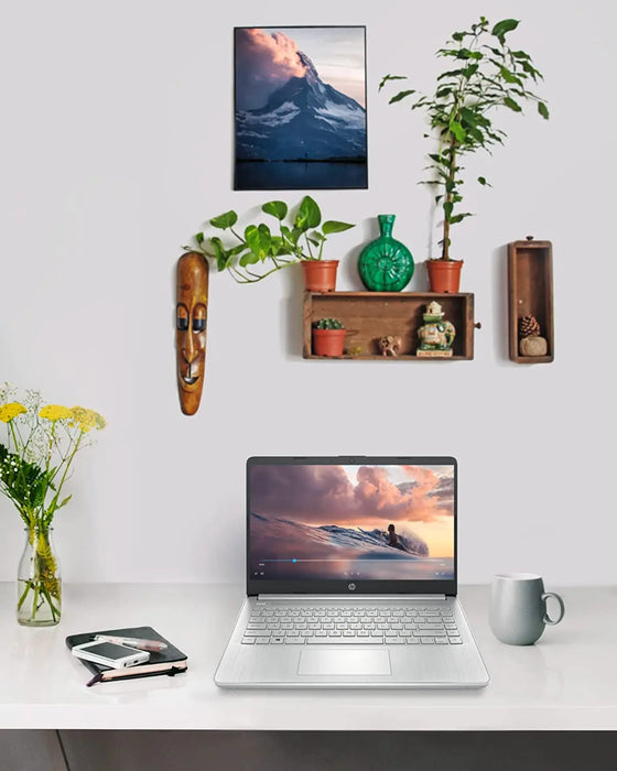 HP 14 Laptop, AMD Ryzen 5 5500U, 8 GB RAM, 256 GB SSD Storage, 14-inch Full HD Display, Windows 11 Home, Thin & Portable, Micro-Edge & Anti-Glare Screen, Long Battery Life (14-fq1025nr, 2021)