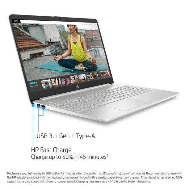 HP 15.6" Intel i3 Dual-Core 4.1GHz 128GB SSD 4GB RAM HDMI Windows 10 HD Laptop