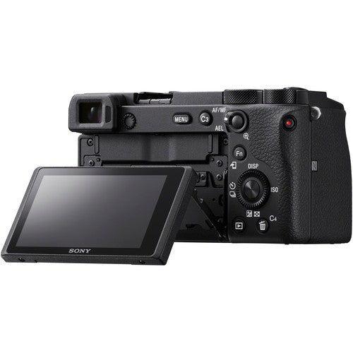 Sony Alpha a6600 Mirrorless Camera with 18-135mm Lens w/ Flash, 64GB Memory Card, Gadget Bag, Tripod, & More