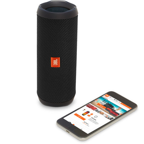 JBL Flip 4 Wireless Portable Stereo Speaker (Black)