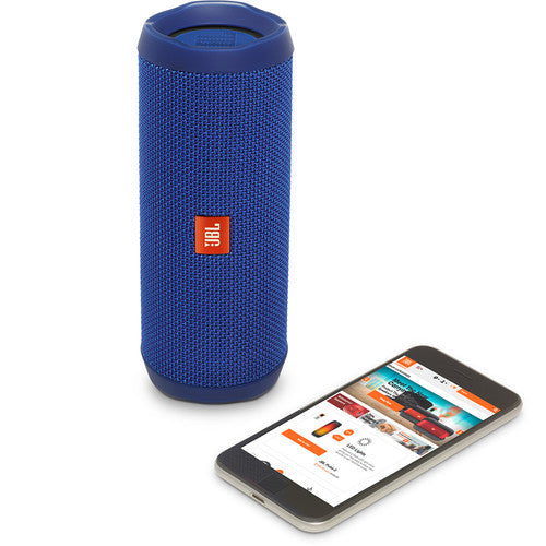 JBL Flip 4 Wireless Portable Stereo Speaker (Blue)