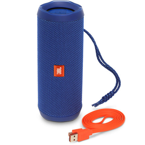 JBL Flip 4 Wireless Portable Stereo Speaker (Blue)