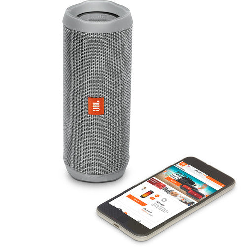 JBL Flip 4 Wireless Portable Stereo Speaker (Gray)