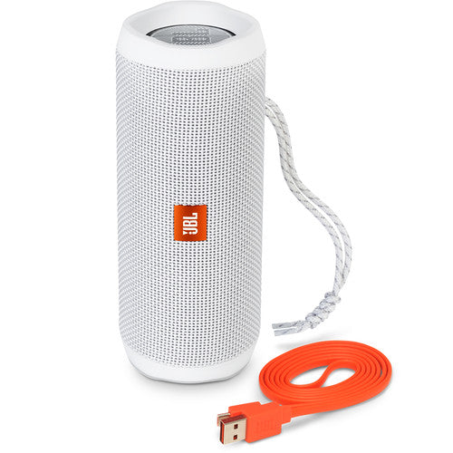 JBL Flip 4 Wireless Portable Stereo Speaker (White)