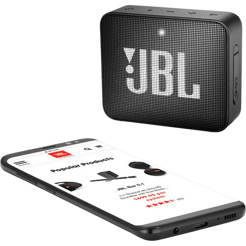 JBL GO 2 Portable Wireless Speaker (Midnight Black)