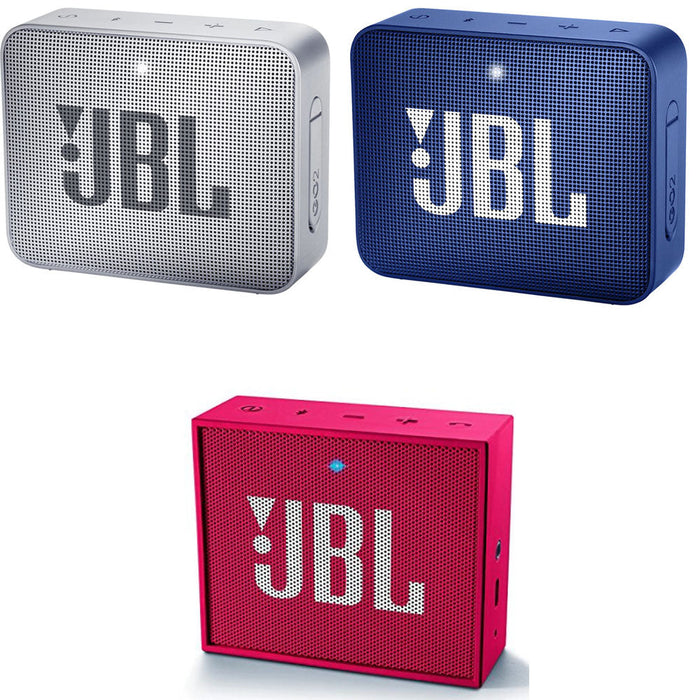 JBL GO 2 Portable Wireless Speaker- (Pink, Blue & Grey)-Please Select Color