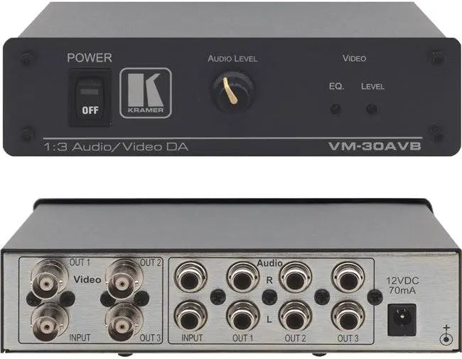 Kramer VM-30AVB Composite Video & Stereo Audio Distr. Amplifier