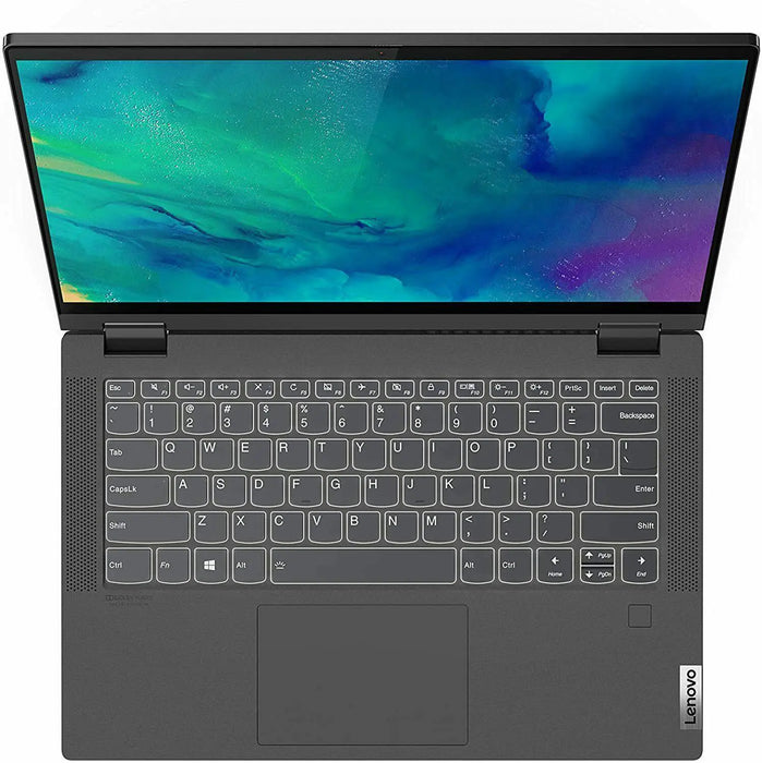 Lenovo Flex 5 14" FHD IPS Touchscreen 2-in-1 Notebook - AMD Ryzen 5 4500U 2.3GHz - 16GB RAM 256GB PCIe SSD - Lenovo Digital Pen - Backlit Keyboard - Windows 10 Home - Graphite Grey