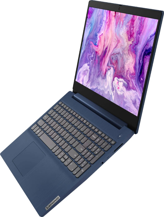 Lenovo - Ideapad 3 15 15.6" Touch-Screen Laptop - Intel Core i3 - 8GB Memory - 256GB SSD - Abyss Blue