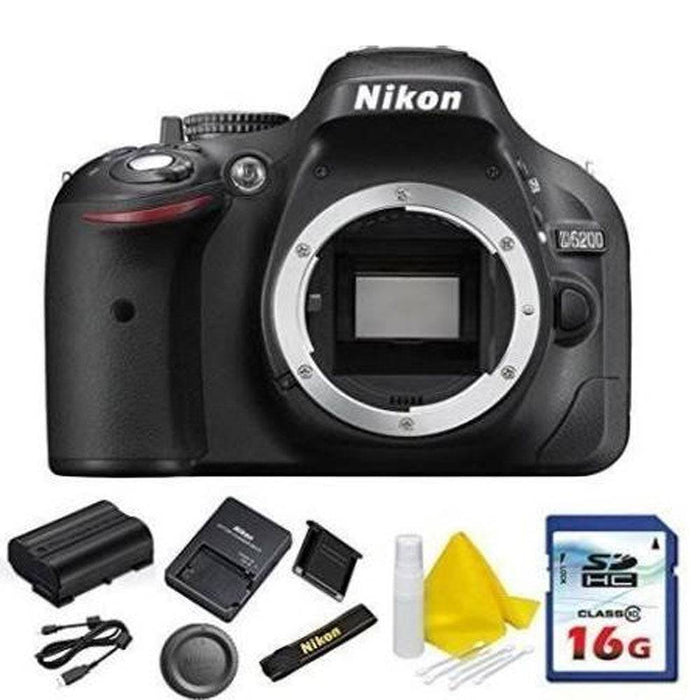 Nikon D5200/D5600 DSLR Camera (Body only) with 16GB Class 10 Memory Card & Professional Cleaning Kit for DSLR Cameras