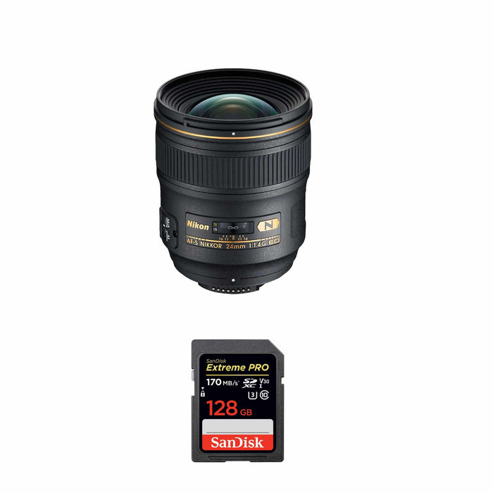 Nikon AF-S NIKKOR 24mm f/1.4G ED Lens Extreme Kit