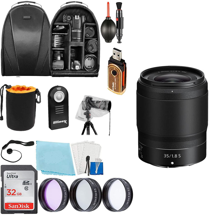 Nikon NIKKOR Z 35mm f/1.8 S Lens Professional Bundle
