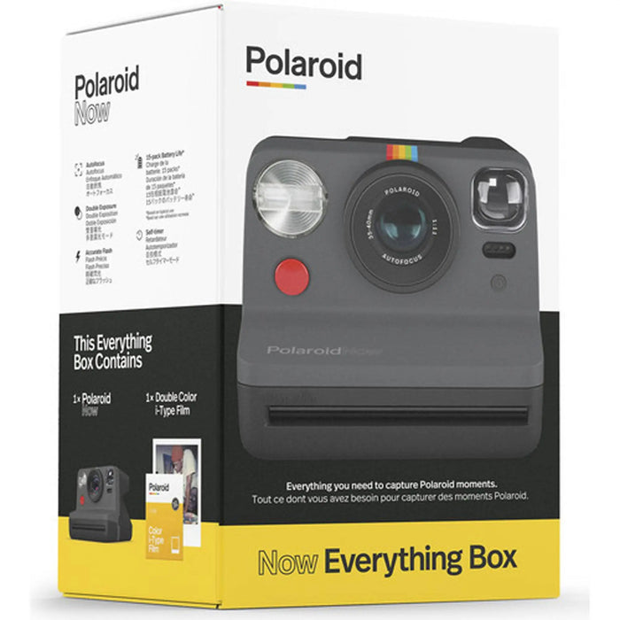 Polaroid Now Instant Film Camera Everything Box (Black)