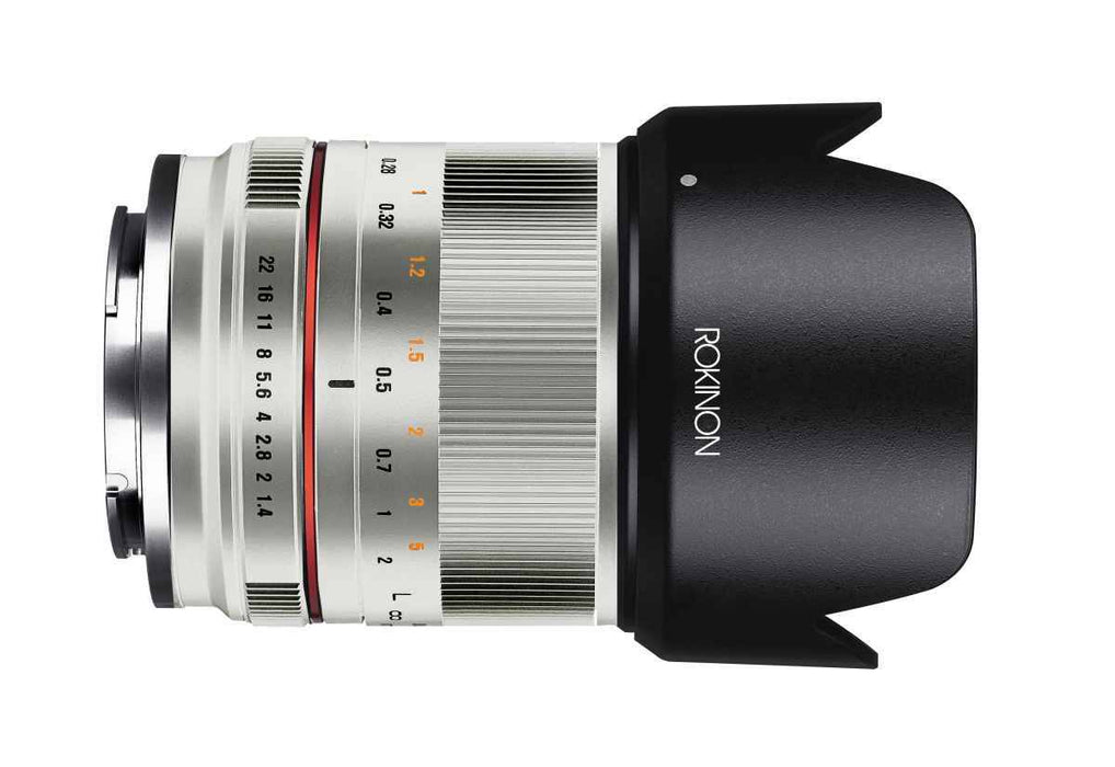 Rokinon 21mm f/1.4 Lens for Micro Four Thirds (Silver)