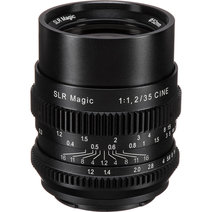 SLR Magic Cine 35mm F/1.2 Lens for Sony E-Mount