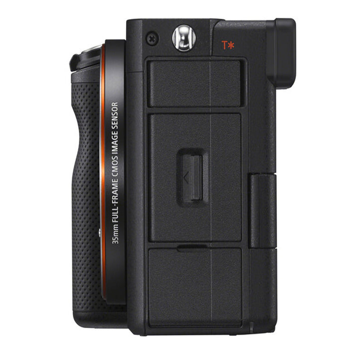 Sony Alpha a7C Mirrorless Digital Camera with 28-60mm Lens |64GB Memory Card | 2x NP-FZ-100 Battery| Case + External Charger | Card Reader & More