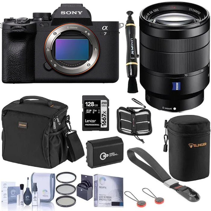 Sony a7 IV Mirrorless Camera with 28-70mm Lens With 128 GB Memory Card And More