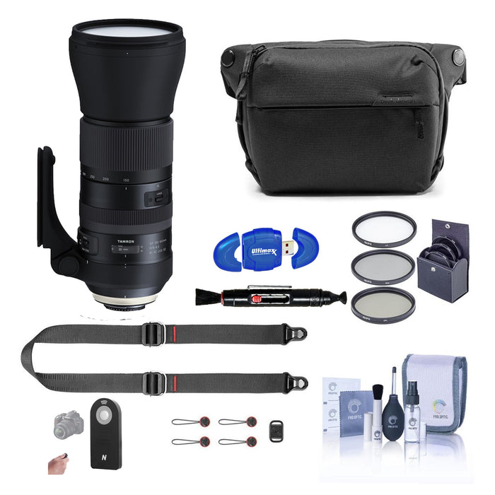 Tamron SP 150-600mm f/5-6.3 Di VC USD G2 for Canon EF With Bag & UV Filters