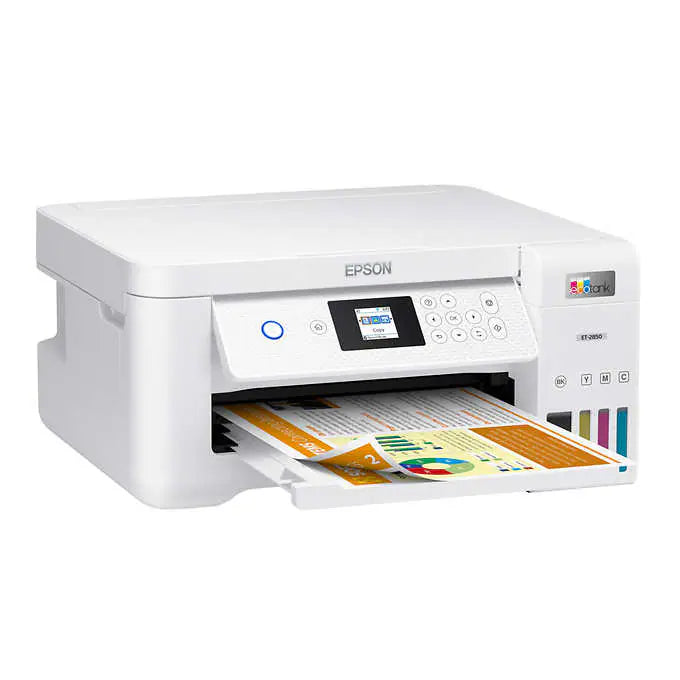 Epson EcoTank ET2850 SE Special Edition AIO Supertank Wireless Color All-In-One 2-Sided Printer - White - NJ Accessory/Buy Direct & Save