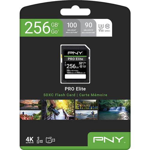 PNY Technologies 256GB PRO Elite UHS-I SDXC Memory Card