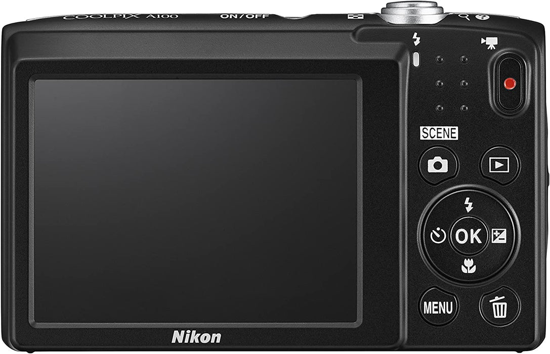 Nikon COOLPIX A100 compact Digital Camera - (Black)