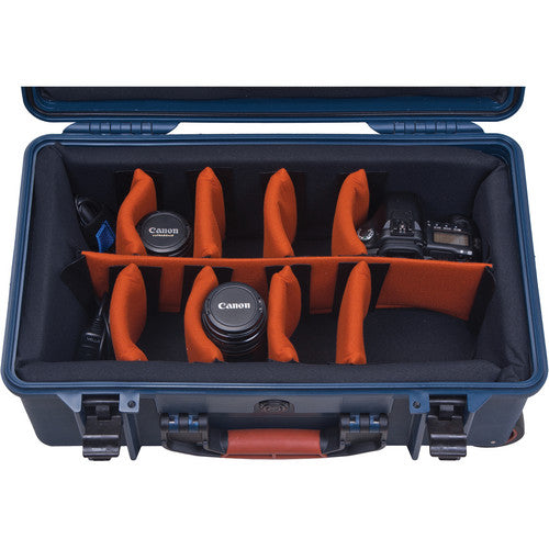 Porta Brace PB-2550DSLR Medium, Wheeled DSLR Case (Blue)