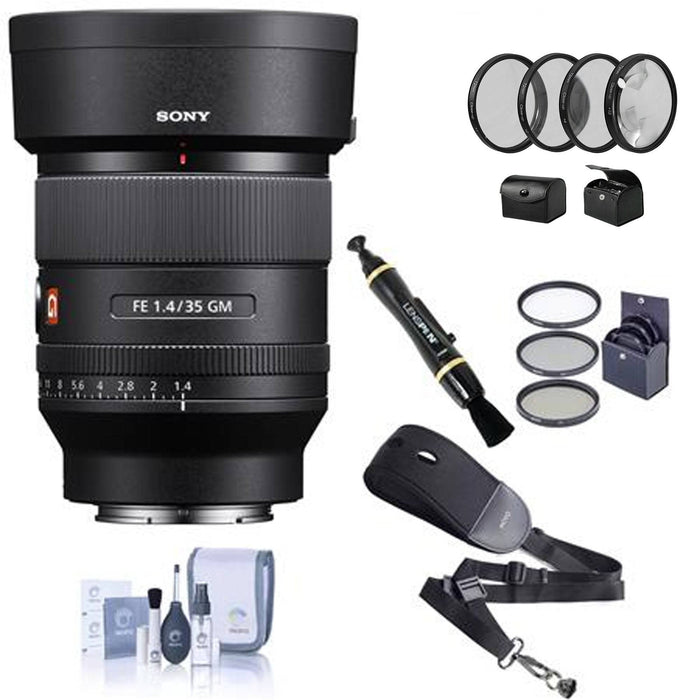 Sony FE 35mm f/1.4 GM Lens Accessory Starter Kit Bundle