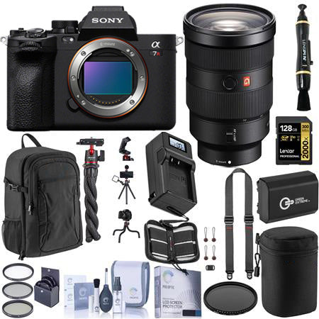 Sony Alpha a7R V Mirrorless Digital Camera (Black, Body Only) with 24-70mm f/2.8 GM Lens, Essential Kit