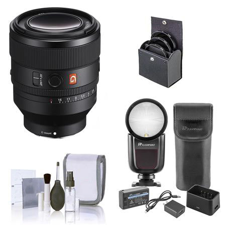 Sony FE 50mm f/1.2 G Master Lens with Flash Kit