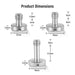 NEEWER UA026 15-Piece 1/4" Camera Screws with Storage Cases