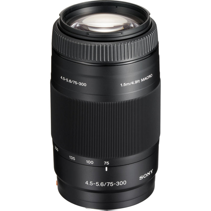 Sony 75-300mm f/4.5-5.6 Alpha A-Mount Telephoto Zoom Lens for DSLRs