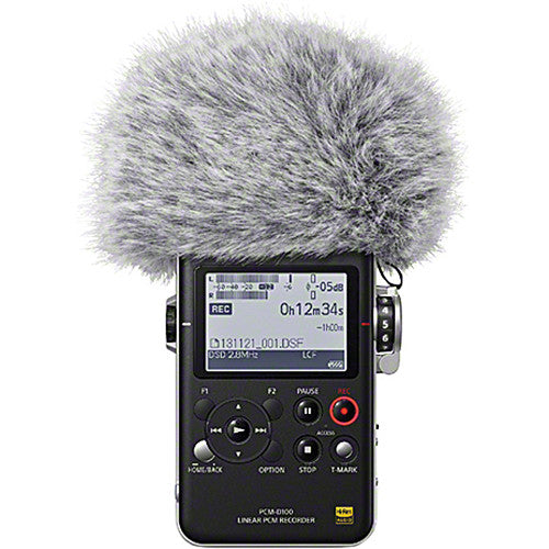 Sony PCM-D100 2-Track Portable Audio Recorder with Onboard Adjustable Stereo Microphone