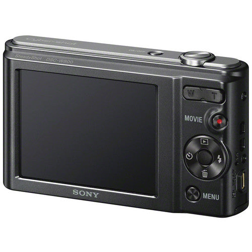 Sony Cyber-shot DSC-W800 20.1 MP Digital Camera (Black)