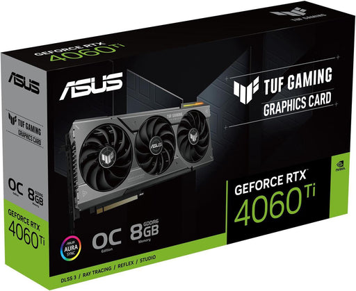 ASUS TUF Gaming GeForce RTX 4060 Ti OC Edition Gaming Graphics Card (PCIe 4.0, 8GB GDDR6, DLSS 3, HDMI 2.1a, DisplayPort 1.4a) TUF-RTX4060TI-O8G-GAMING - Buy Direct & Save