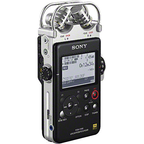 Sony PCM-D100 2-Track Portable Audio Recorder with Onboard Adjustable Stereo Microphone