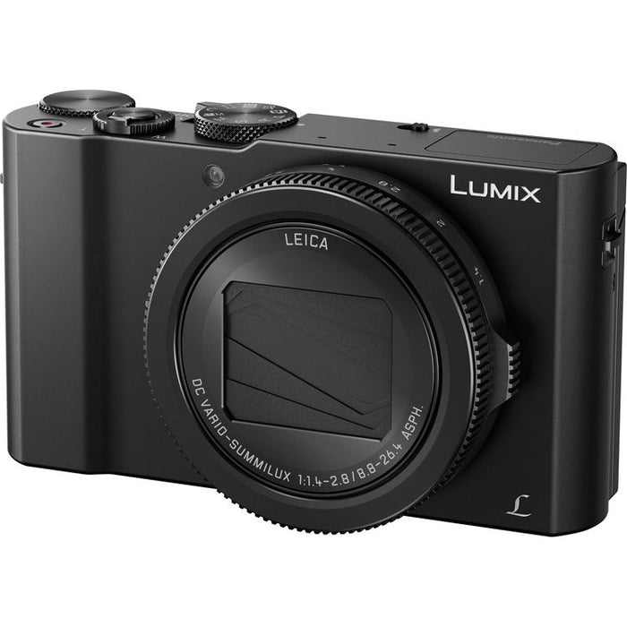 Panasonic LUMIX DMC-LX10 Compact Camera with 64GB SD Card, Battery & LowePro Pouch